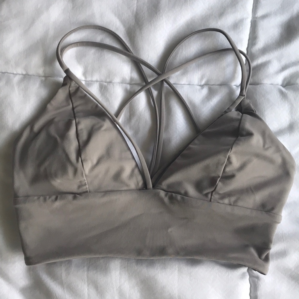Lululemon Grey Sports Bra